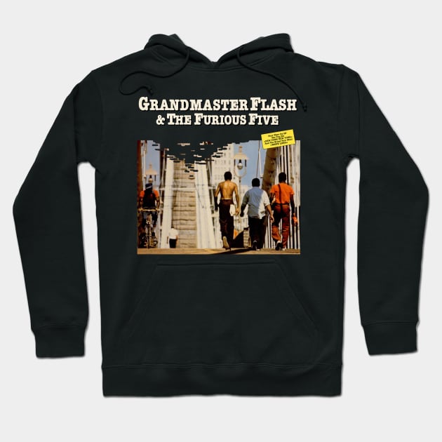 grandmaster flash walk Hoodie by j and r